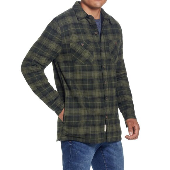 Weatherproof Other - WEATHERPROOF VINTAGE Men's Sherpa Lined Flannel Shirt Jacket Size M